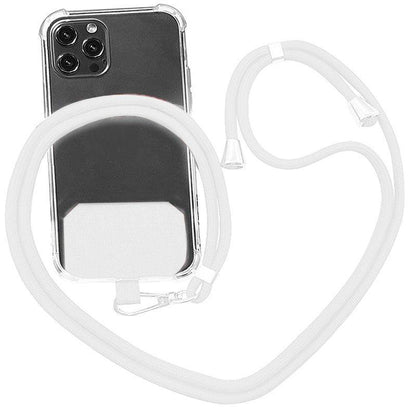 Adjustable Phone Lanyard with Patch for Most Cases Neck Strap Holder