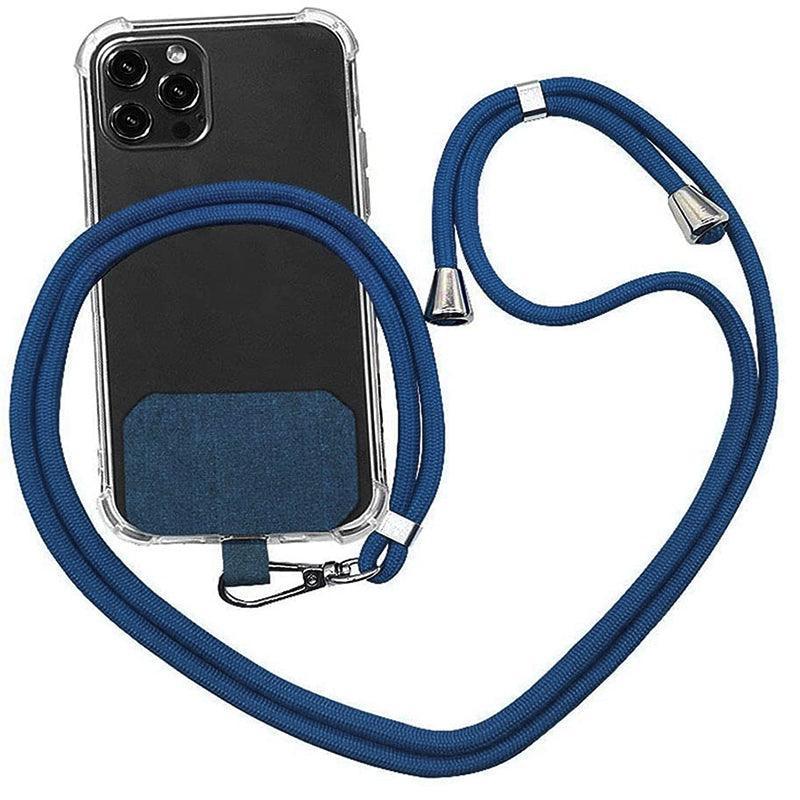 Adjustable Phone Lanyard with Patch for Most Cases Neck Strap Holder