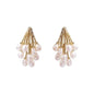 Silver Women Earrings Stud Crystal Cubic Zircon Dangle Wedding Gift