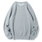 Sweatshirt Men's Round Neck Thicken Warm Outerwear Couple Style Long Sleeve