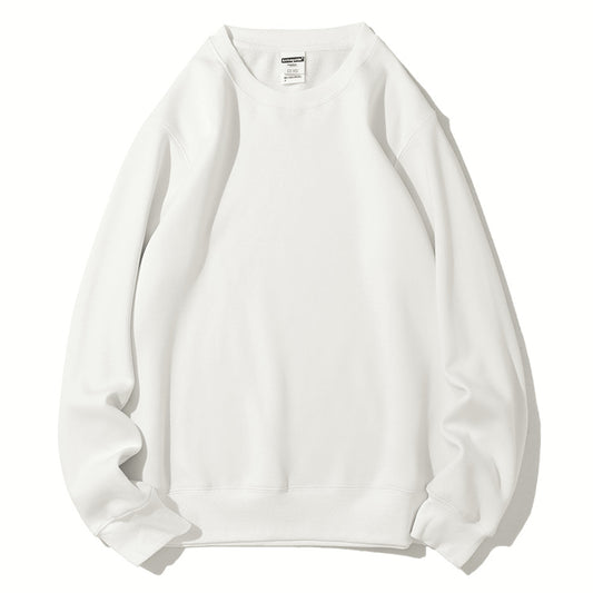 Sweatshirt Men's Round Neck Thicken Warm Outerwear Couple Style Long Sleeve