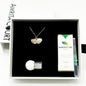 Green Shell Murano Aroma Necklace - Dreamy Lavender | Energy & Healing | Diffuse on the go | 925 Silver