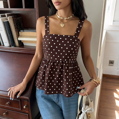 Wave point camisole vest for women