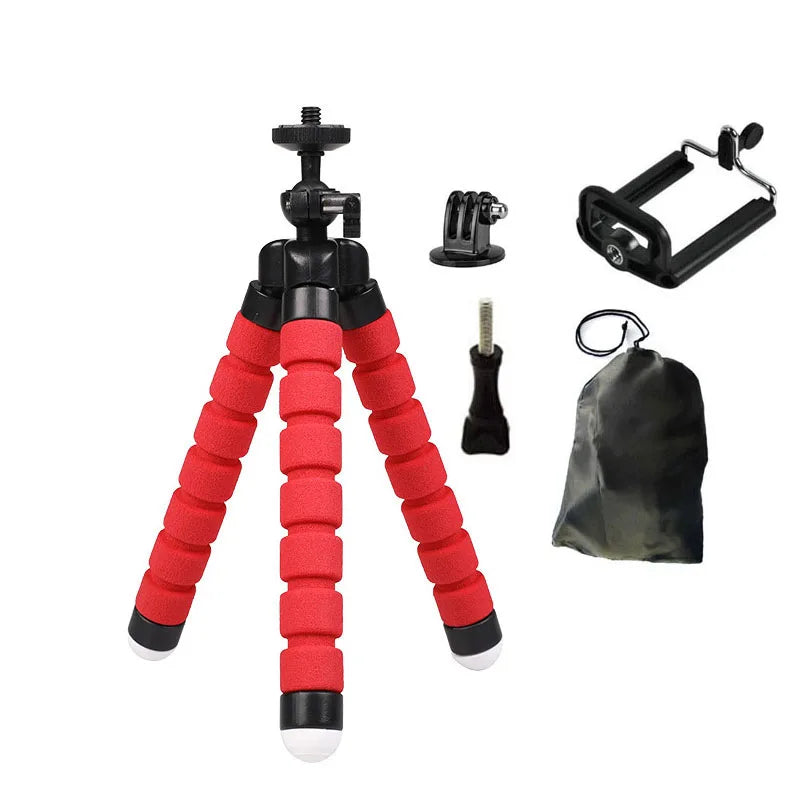 Mini Universal Photography Octopus Tripod Monopod Phone Mini Camera Phone Webcam Holder Clip Smartphone Monopod Tripe Stand