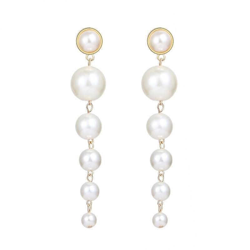 Silver Women Earrings Stud Crystal Cubic Zircon Dangle Wedding Gift