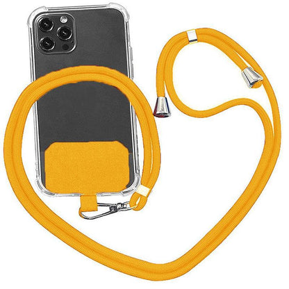 Adjustable Phone Lanyard with Patch for Most Cases Neck Strap Holder