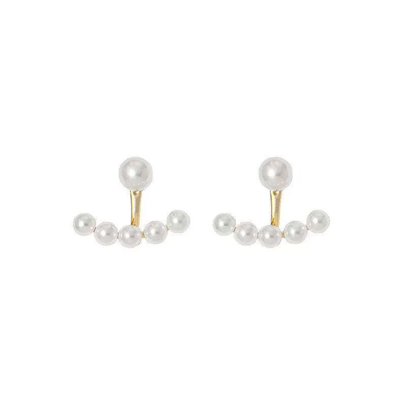 Silver Women Earrings Stud Crystal Cubic Zircon Dangle Wedding Gift