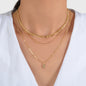 3pcs Boho Multi-Layer Choker Collar Drop Charm Bib Necklace Jewellery Party Gift-0