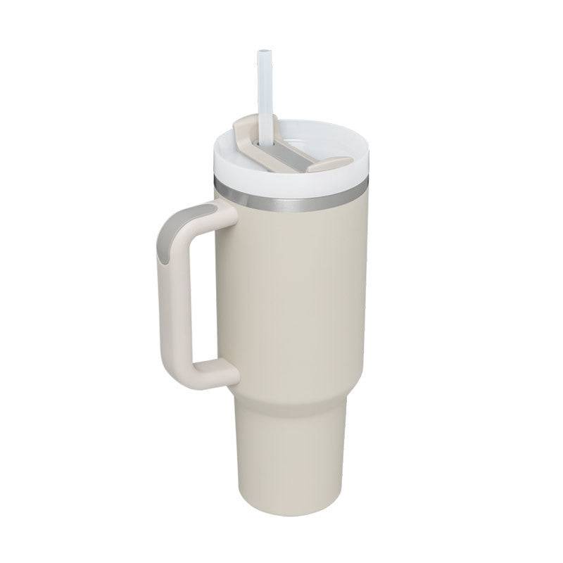 40 oz Insulated Stainless Steel Travel Mug with Handle & Straw (BPA-Free)-14