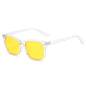 Gaming Phone Glasses Square Frame Eyewear Rivet Blue Light Blocking Glasses Wholesale