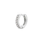 925 Sterling Silver Gold Rings Plated Cubic Crystal Cuff Huggie Hoop Earrings Au