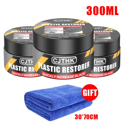 Car Plastic Restorer Back To Black Gloss Car Cleaning Products Plastic Leather Restore Auto Polish And Repair Coating Renovator