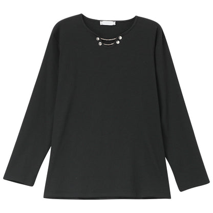 Long sleeved loose T-shirt for women
