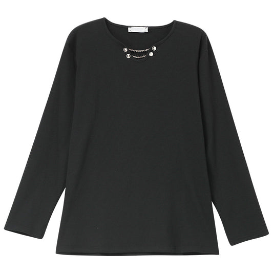 Long sleeved loose T-shirt for women