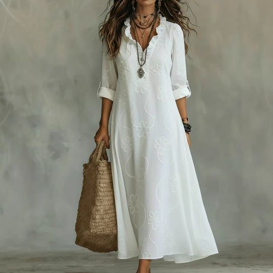 Fashion Lace Long Dress Spring Summer Style