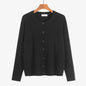 Retro Style Knit Cardigan Sweater Coat for Women, Casual Office Wear, Oversized Fit, Long Sleeve, Pullover Design
