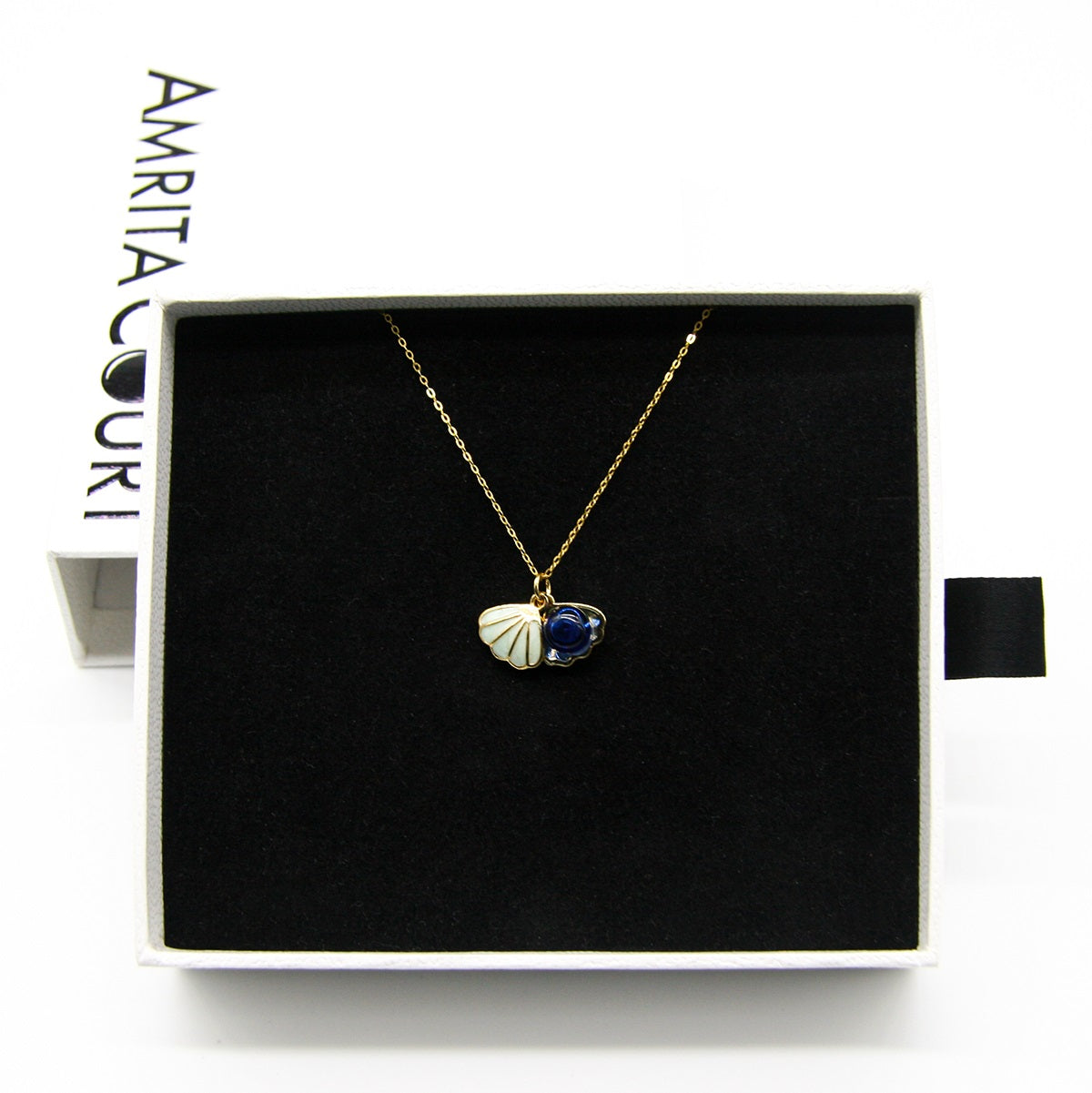 Green Shell Murano Aroma Necklace - Oceanic Depths | Energy & Healing | Diffuse on the go | Sterling Silver Gift
