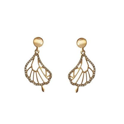 Silver Women Earrings Stud Crystal Cubic Zircon Dangle Wedding Gift