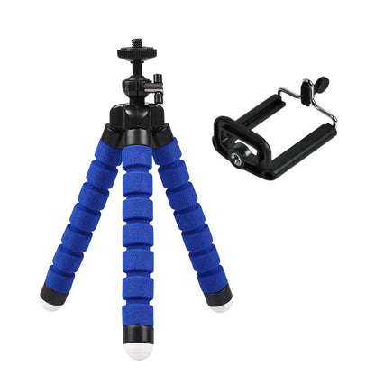 Mini Universal Photography Octopus Tripod Monopod Phone Mini Camera Phone Webcam Holder Clip Smartphone Monopod Tripe Stand