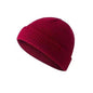 Men Women Mini Fisherman Beanie Winter Spring Hat Soft Knitted Docker Skull Cap-13