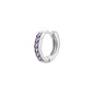 925 Sterling Silver Gold Rings Plated Cubic Crystal Cuff Huggie Hoop Earrings Au