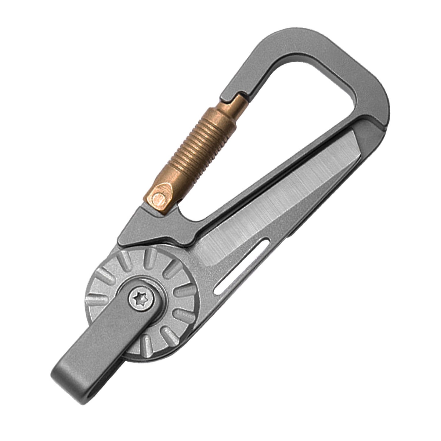 Tactical Multi-Tool Carabiner for Men - Heavy Duty Outdoor Gear Accessory with Bottle Opener & Keychain Hook-3
