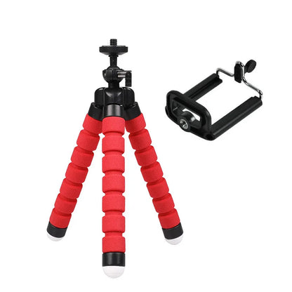 Mini Universal Photography Octopus Tripod Monopod Phone Mini Camera Phone Webcam Holder Clip Smartphone Monopod Tripe Stand