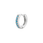 925 Sterling Silver Gold Rings Plated Cubic Crystal Cuff Huggie Hoop Earrings Au