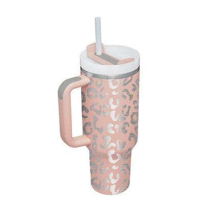 40 oz Insulated Stainless Steel Travel Mug with Handle & Straw (BPA-Free)-16