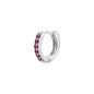 925 Sterling Silver Gold Rings Plated Cubic Crystal Cuff Huggie Hoop Earrings Au