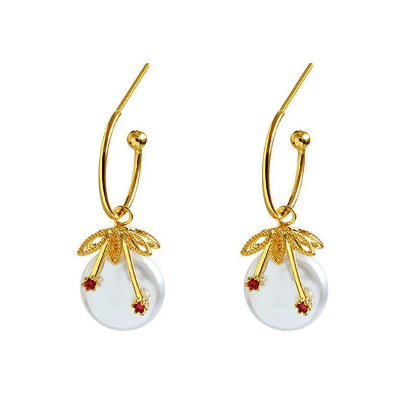 Silver Women Earrings Stud Crystal Cubic Zircon Dangle Wedding Gift