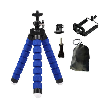 Mini Universal Photography Octopus Tripod Monopod Phone Mini Camera Phone Webcam Holder Clip Smartphone Monopod Tripe Stand
