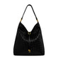 Suede Tote Bag for Women, Large Capacity Commute Crossbody Bucket Bag