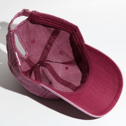 Curved Brim Snapback Hat for Women Outdoor Sports Sun Hat