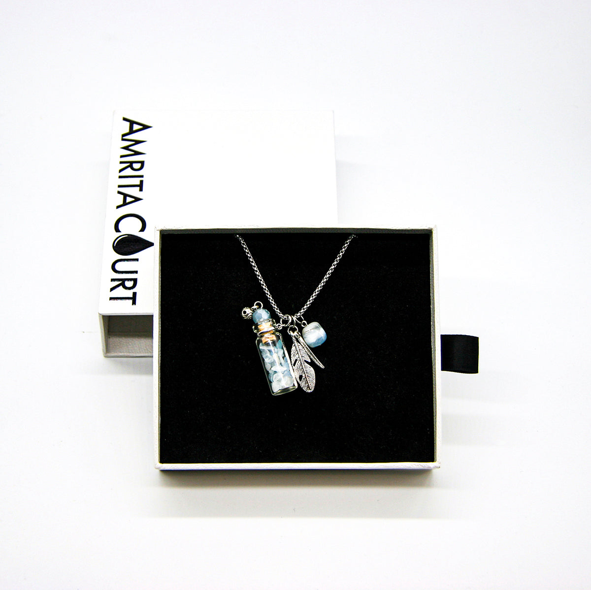Aquamarine Diffusing Necklace | Energy & Healing | Diffusing on the go