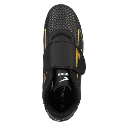 Catalyst Junior Football Boots - Black/Gold V Strap
