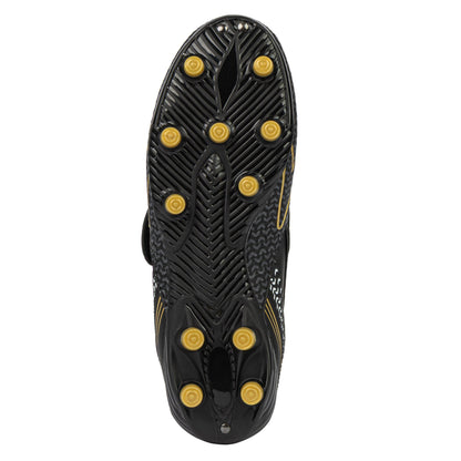 Catalyst Junior Football Boots - Black/Gold V Strap