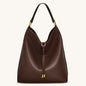 Suede Tote Bag for Women, Large Capacity Commute Crossbody Bucket Bag