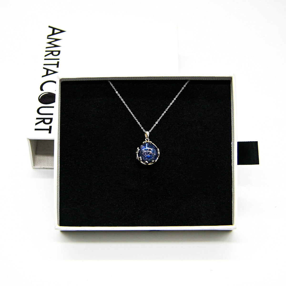 Planet Murano Aroma Necklace - Celestial Sapphire | Energy & Healing | Diffuse on the go | Gift for her