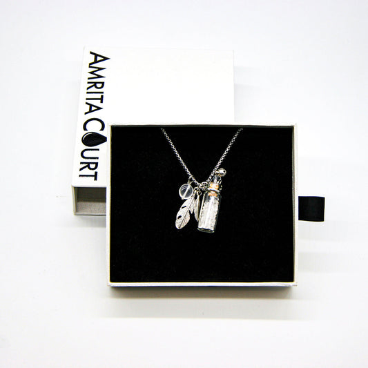 Clear Quartz Diffusing Necklace | Energy & Healing | Diffusing on the go | Perfect Gift