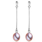 Stunning Genuine Freshwater Pearl Dangle Earrings