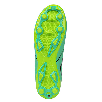 Equaliser Junior Football Boots - Aqua/Lime