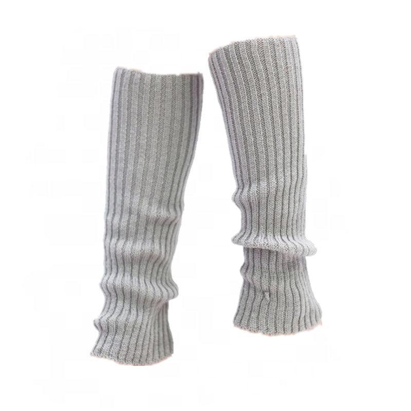 Knitted Leg Warmers Womens Ladies 80s Dance Disco Party Costume Yoga Fitness Socks