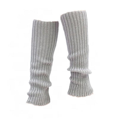 Knitted Leg Warmers Womens Ladies 80s Dance Disco Party Costume Yoga Fitness Socks