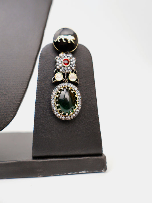 Wedding Multi Colour Sabyasachi Inspired Victorian Necklace Set-2
