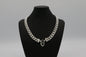 925 Sterling Silver Plated 12mm Euro Chain Necklace with a Small Plain Heart Locket - USA Made