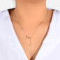 Charming Silver Chain Butterfly Rhinestone Charm Necklace Trendy Ladies Jewelry-0