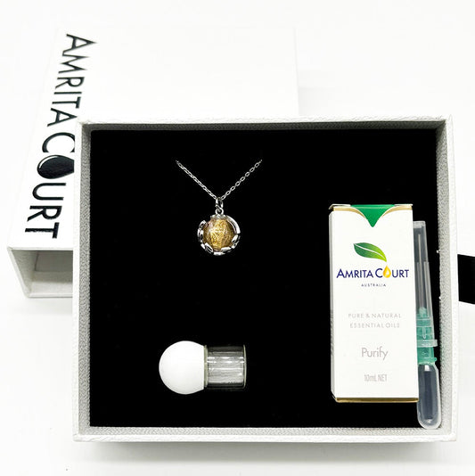 Planet Murano Aroma Necklace - Nebula Nova | Energy & Healing | Diffuse on the go | Gift for her