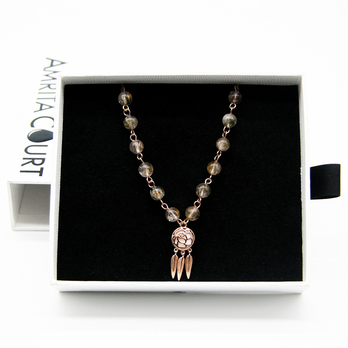 Rose Aroma Necklace | Energy & Healing | Diffusing on the go
