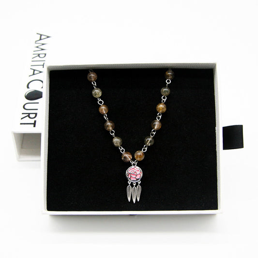 Rose Aroma Necklace | Energy & Healing | Diffusing on the go